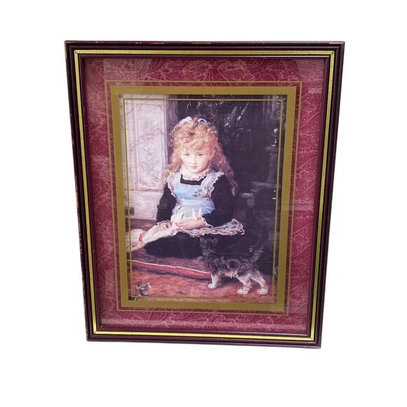 Puss In Boots John Millais Vintage Home Interiors Framed Print - Picture 1 of 6